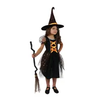 Dětský kostým Čarodějnice/Halloween hvězdička, e-obal, vel. M Dětský kostým Čarodějnice/Halloween hvězdička, e-obal, vel. M