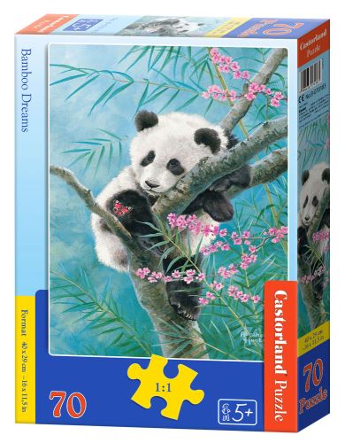 Puzzle Castorland 70 dílků premium - Pandí snění
