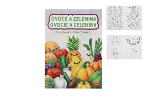 Omalovánky Trefl - Ovoce a zelenina