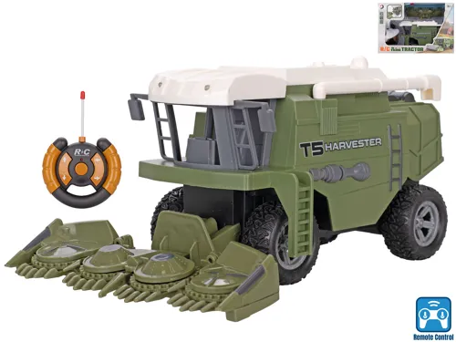 R/C kombajn 24 cm 27 MHz plná funkce se světlem, USB nabíjení