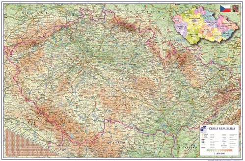 Podložka na stůl 60x40cm - Česká republika