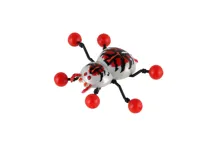Lezoucí pavouk po skle halloweenský 8 × 6 cm - mix barev (4)