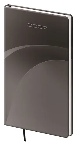 Týdenní diář 2027 Helma kapesní Vario Grey wave