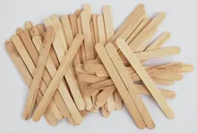 Dřívka dekorační Natural 11cm - přírodní, 50ks