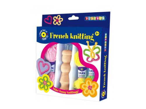 Francouzské pletení - kreativní sada Playbox