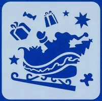 Šablona Silhouette 51 - Santa