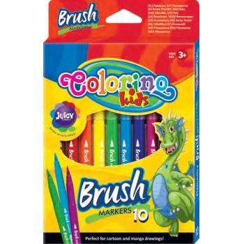 Fixy štětcové Colorino Brush - 10 barev