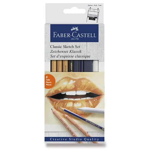 Umělecká sada Faber-Castell Goldfaber Classic Sketch, 6ks