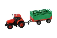 Traktor Zetor s vlekem 36 cm na setrvačník se světlem a zvukem (4)