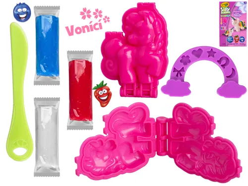 Crayola hmota tvarovací 28 g vonící, 3 ks se sadou tvarovátek jednorožec