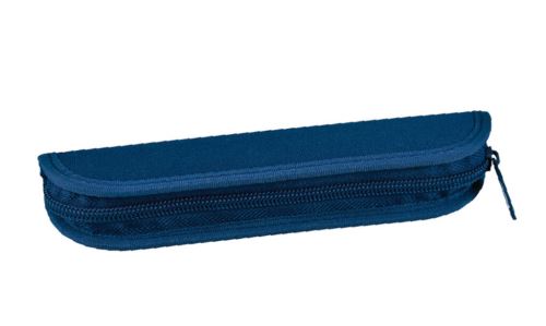 Pouzdro jednobarevné SM, 6 gumiček - modrá