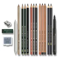 Sada Faber-Castell Try-it box, suchá technika - 17 ks, suchá technika (2)