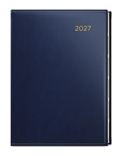 Týdenní diář 2027 Baloušek Oskar Premier A5 modrá