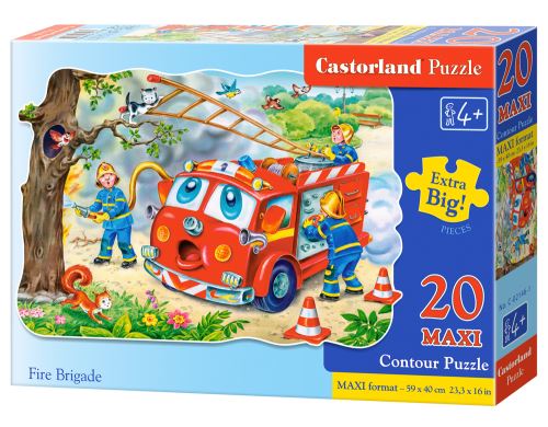 Puzzle Castorland MAXI 20 dílků - Hasiči