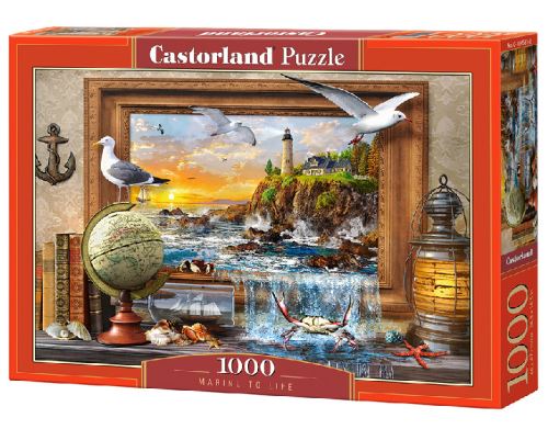 Puzzle Castorland 1000 dílků - Život v přístavu