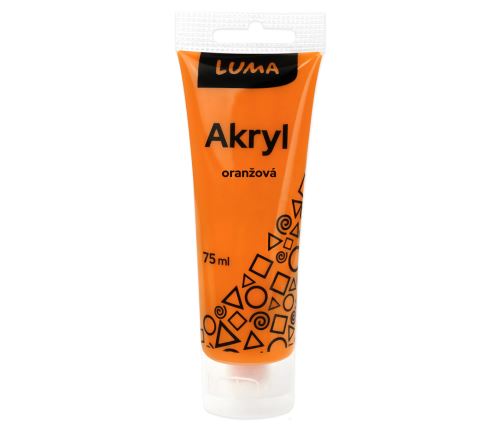 Akrylová barva Luma 75 ml - oranžová