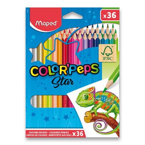 Pastelky Maped Color´Peps - 36 barev