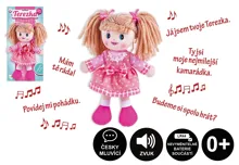 Panenka Terezka hadrová česky mluvící 30 cm