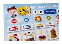 Magnetický kalendář Školka, 114 magnetek (11)