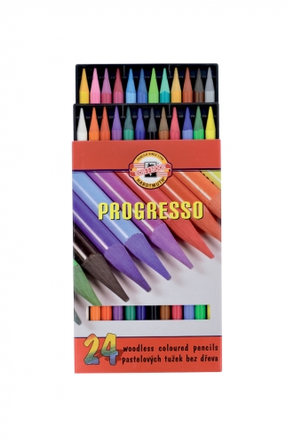 Levně Pastelky v laku KOH-I-NOOR Progresso 8758, 24ks