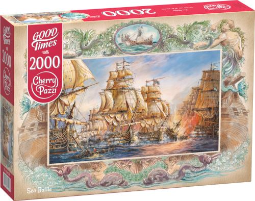 Puzzle Cherry Pazzi 2000 dílků - Sea battle