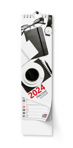 Nástěnný kalendář vázankový/kravata 2024 Baloušek - Pracovní