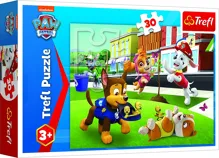 Puzzle Tlapková patrola/Paw patrol 27x20cm 30 dílků v krabičce 21x14x4cm (1)