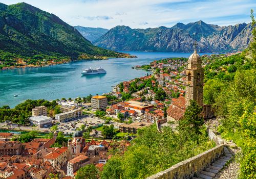 Puzzle Castorland 500 dílků - Kotor, Montenegro