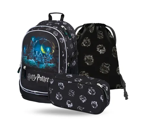 Školní batohový set 3-dílný Baagl Core Harry Potter Bradavice