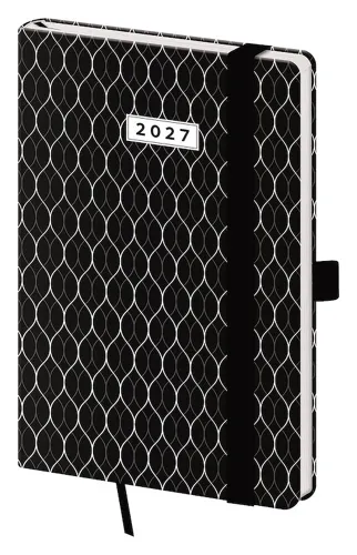 Týdenní diář 2027 Helma kapesní Vario Nexus s gumičkou