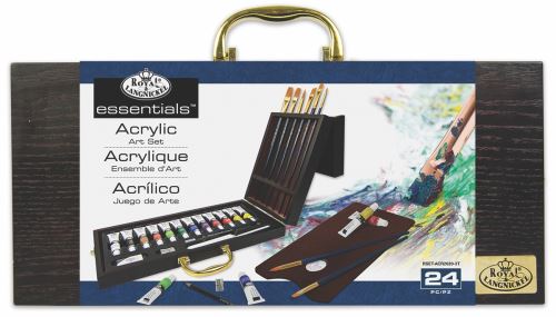 Set akrylových barev ROYAL and LANGNICKEL v dřevěném kufříku