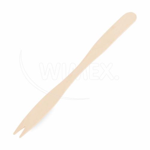 Vidlička svačinová dlouhá ze dřeva 14 cm, 500 ks