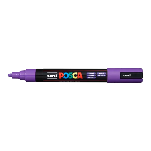 Dekorační popisovač Posca PC-5M, fialová (12), 1,8-2,5 mm