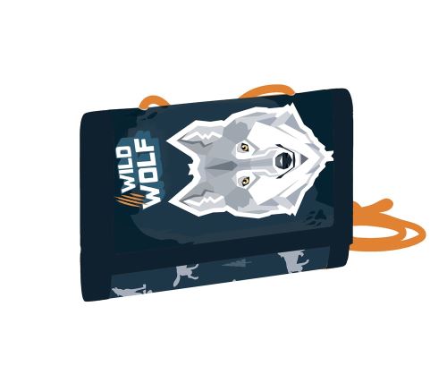 Dětská textilní peněženka KARTON P+P - Vlk