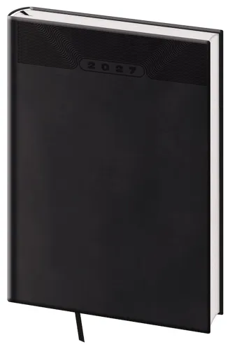 Denní diář 2027 Helma A4 Print Classic černá
