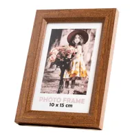 Fotorámeček dřevěný Bevel 3 10x15 - tmavě hnědý