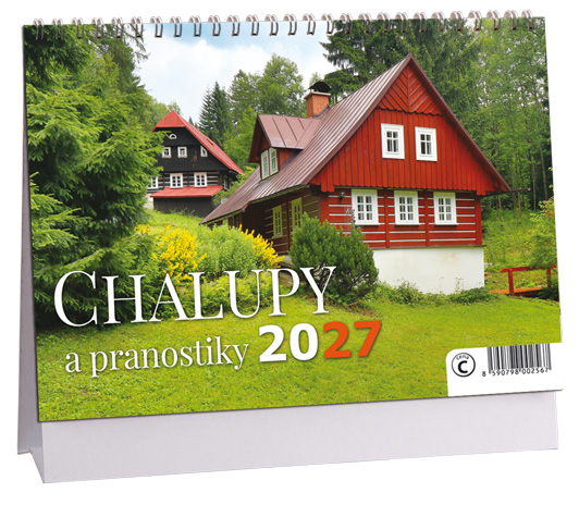 Levně Stolní kalendář 2027 Aria Chalupy a pranostiky