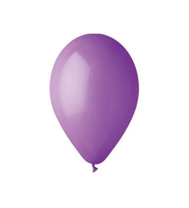 Balónky nafukovací průměr 26cm – pastelová levandulová, 100 ks