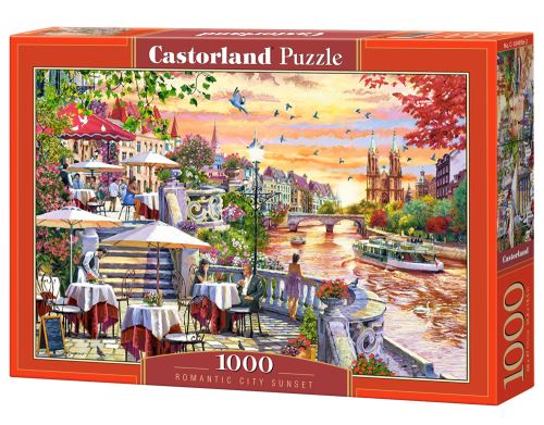 Puzzle Castorland 1000 dílků - Romantika ve městě