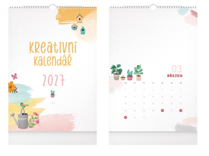 Levně Nástěnný kalendář 2027 MFP Kreativní