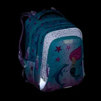 Školní batohový set 3-dílný Bagmaster Lumi 24 A Mořská panna + pero Pilot Frixion (9)