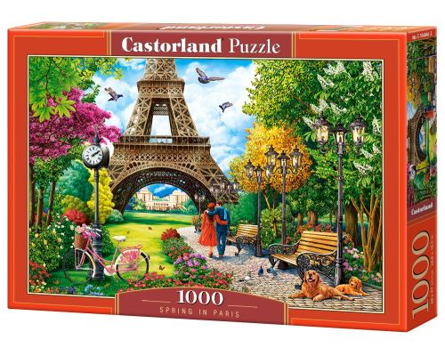Puzzle Castorland 1000 dílků - Procházka v Paříži