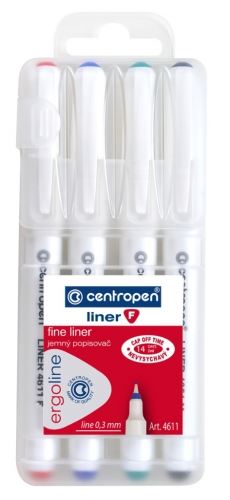 Liner Centropen 4611 0,3 mm - sada 4ks