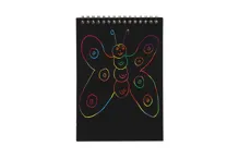 Vyškrabovací blok barevný 14 × 20 cm, 10 listů (6)