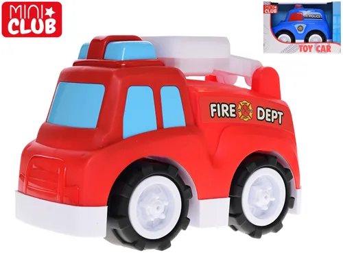 Vozidlo záchranných složek Mini Club 25 cm na volný chod - mix motivů