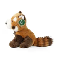 Plyšová panda červená sedící 18 cm ECO-FRIENDLY (2)