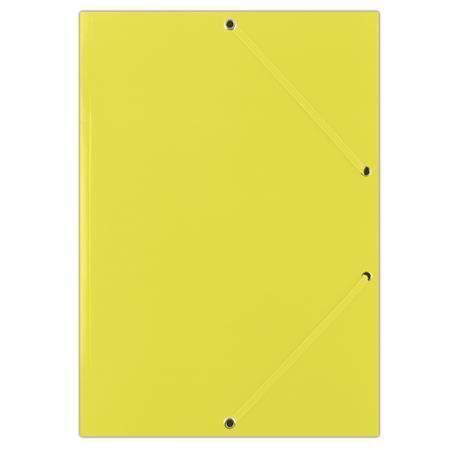 Desky s gumičkou "Standard", žluté, karton, A4, DONAU