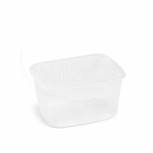 Miska (PP) hranatá průhledná 108 x 81 mm 300 ml, 100 ks
