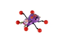 Lezoucí pavouk po skle halloweenský 8 × 6 cm - mix barev (3)