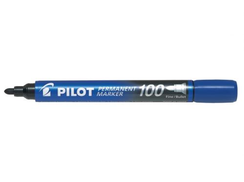 Popisovač kulatý Pilot Permanent Marker 100 - modrý